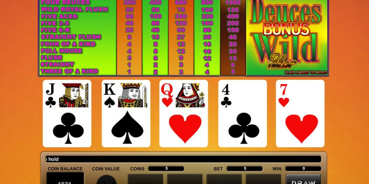 Bonus Deuces Wild Poker online