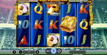 Book Of Champions – European Glory: Slot machine