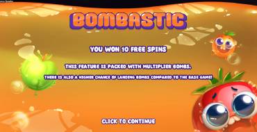 Bouncy Bombs: Free spins