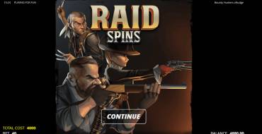 Bounty Hunters: Freespins and/or respins