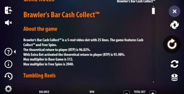 Brawlers Bar Cash Collect: Rules