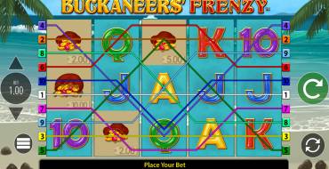 Buckaneers' Frenzy: Slot machine