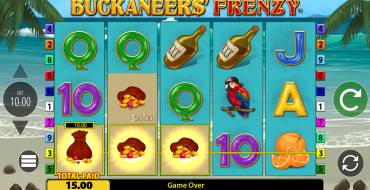 Buckaneers' Frenzy: Winnings