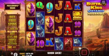 Buffalo King Untamed Megaways: Slot machine