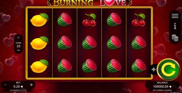 Burning Love: Slot machine