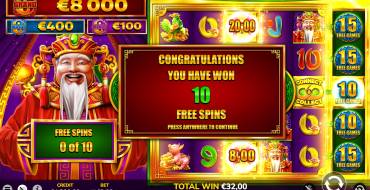 Cai Fu Emperor Ways Hall of Fame: Free spins