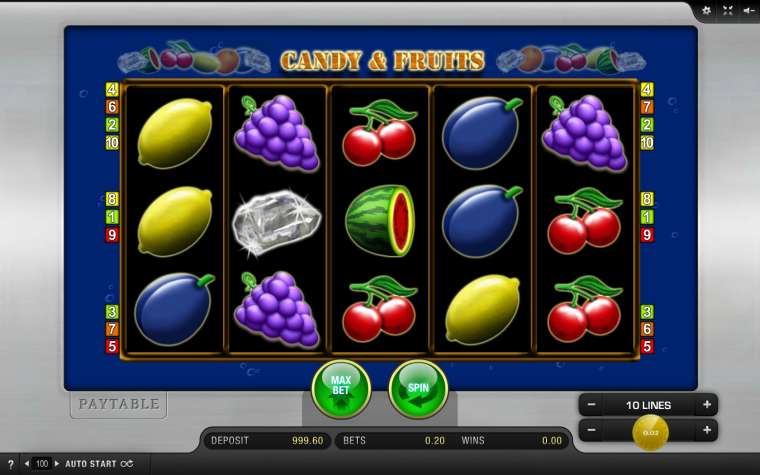 Play Candy & Fruits slot
