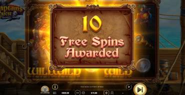 Captain's Quest Treasure Island: Free spins and/or respins