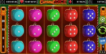 Caramel Dice — Christmas Edition: Slot machine