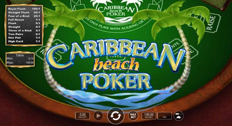 caribbean holdem poker