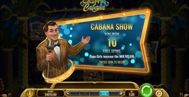 Cash-a-Cabana: Free spins