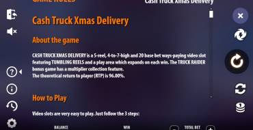 Cash Truck Xmas Delivery: Rules