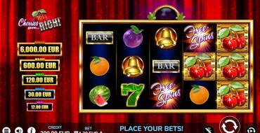 Cherries Gone Rich: Slot machine