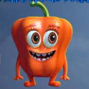 Orange Pepper symbol in ChilliPop slot