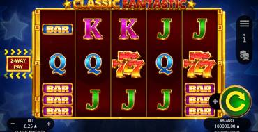 Classic Fantastic: Slot machine