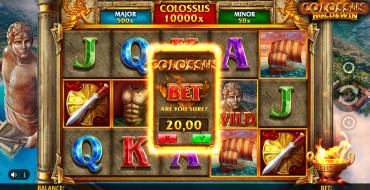 Colossus: Hold & Win: Bonus