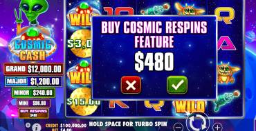 Cosmic Cash-: Bonus