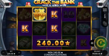 Crack the Bank Hold and Win: Winnings