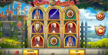 Crown of Camelot: Slot machine