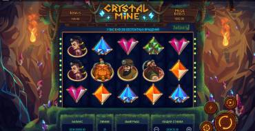 Crystal Mine: Slot machine