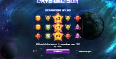 Crystal Sun: Crystal Sun by Play'n Go