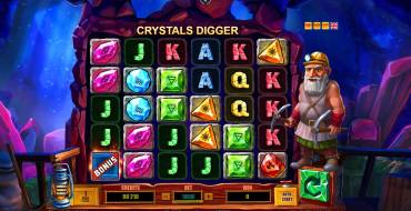 Crystals Digger: Slot machine