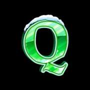 Q symbol in Fishin’ Christmas Pots of Gold slot