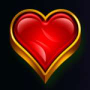 Hearts symbol in Racetrack Riches Megaboard slot