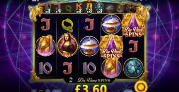 Da Vinci's Mystery Super Lines: Free Spins