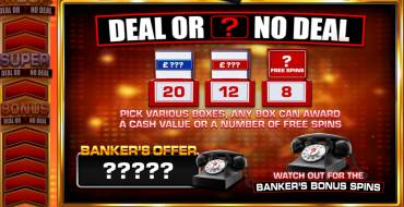 Deal or No Deal: Banker's Bonanza: Bonus games