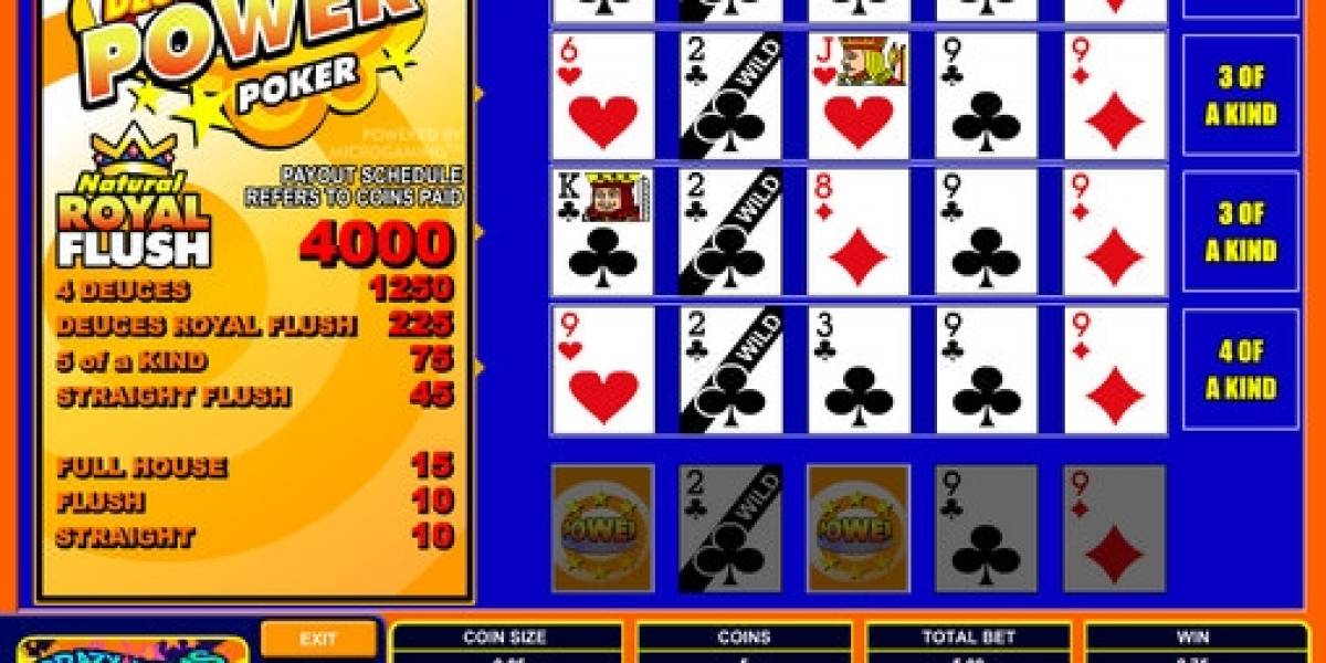 Deuces Wild Power Poker online