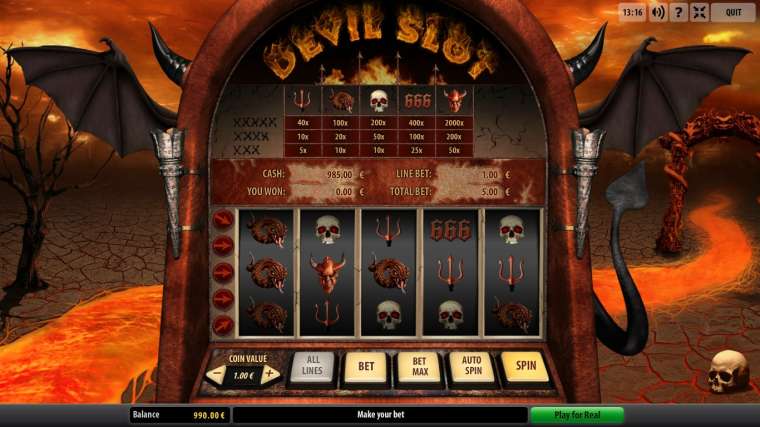 google diamonds and devils slot machine