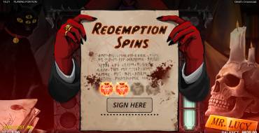 Devil`s Crossroad: Free spins and/or respins