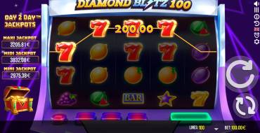 Diamond Blitz 100: Paylines