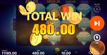 Diamond Wins: Hold and Win: Winnings