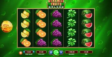 Dynamite Fruits Deluxe: Slot machine