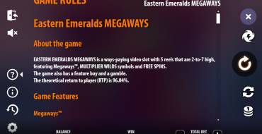 Eastern Emeralds MEGAWAYS: Rules