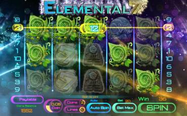 Elemental 7 slot online