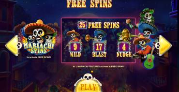 Esqueleto Mariachi: Free-spins