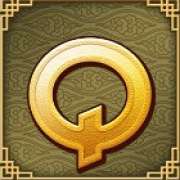 Q symbol symbol in 5 Lucky Lions slot