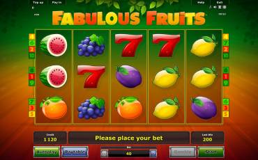 Fabulous Fruits slot online