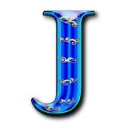 J symbol in Royal Secrets Clover Chance slot