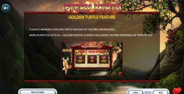 Fiery Kirin: Golden Turtles