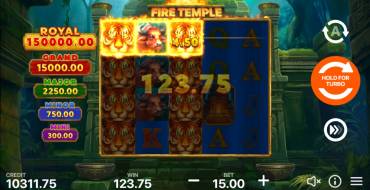 Fire Temple: Hold and Win: Winnings