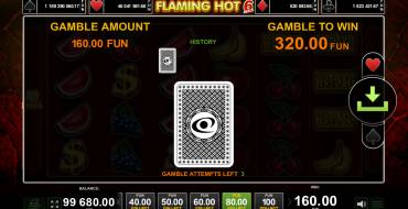 Flaming Hot 6 Reels: Risk game