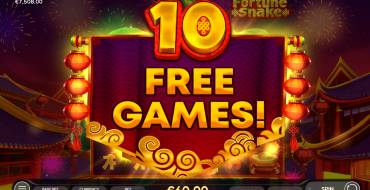 Fortune Snake: Free spins and/or respins