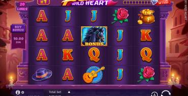 Foxy Wild Heart: Slot machine