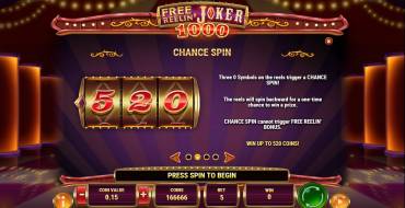 Free Reelin' Joker 1000: Free spins and/or respins