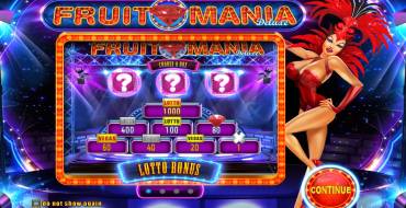 Fruit Mania: Lotto bonus