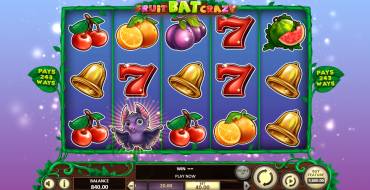 Fruitbat Crazy: Fruit Bat Crazy by Betsoft